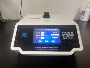 Compteur de dispersion ultrasonique bactérien de laboratoire